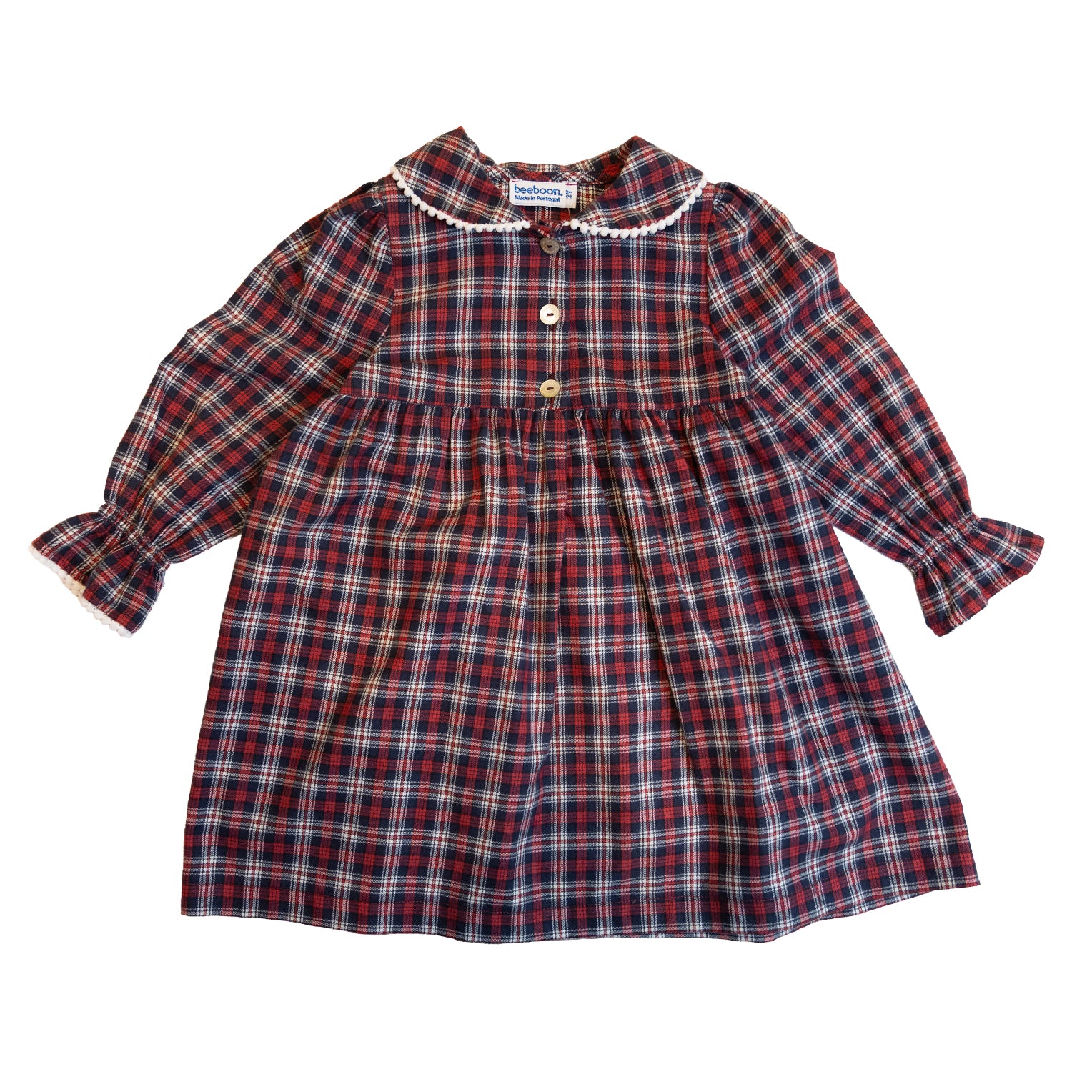 Girl Midnight Berry Tartan Nightdress