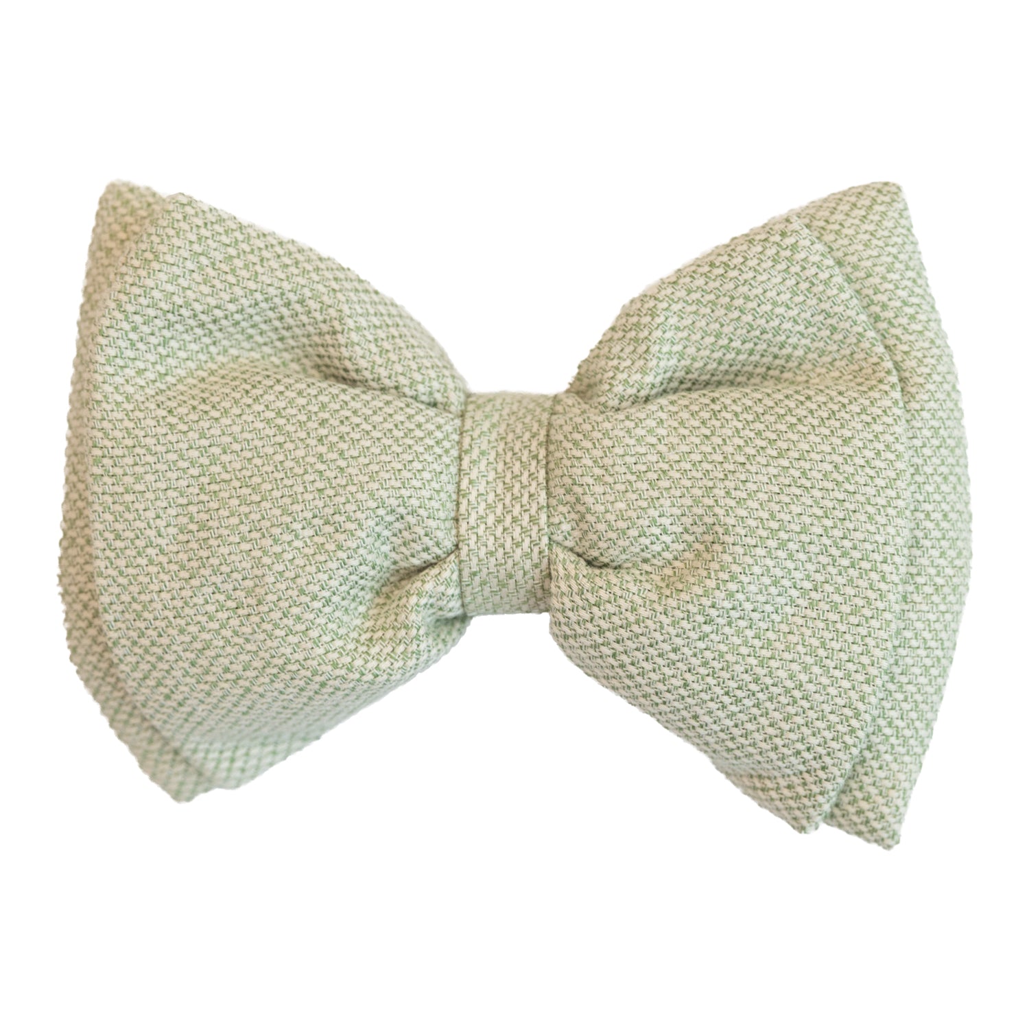 Girl Botanical Green Bow Clip