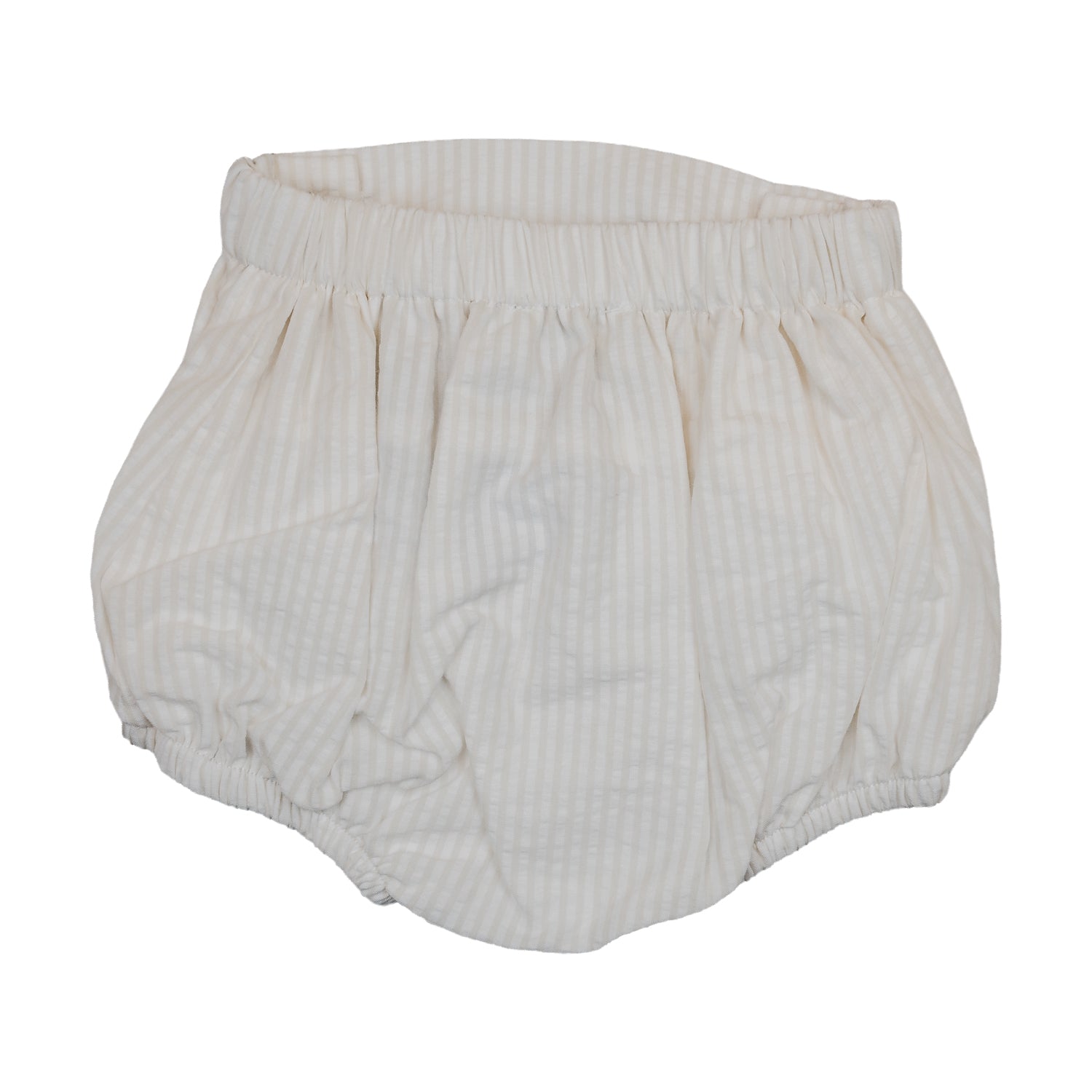 Baby Cream Stripe Seersucker Bloomers