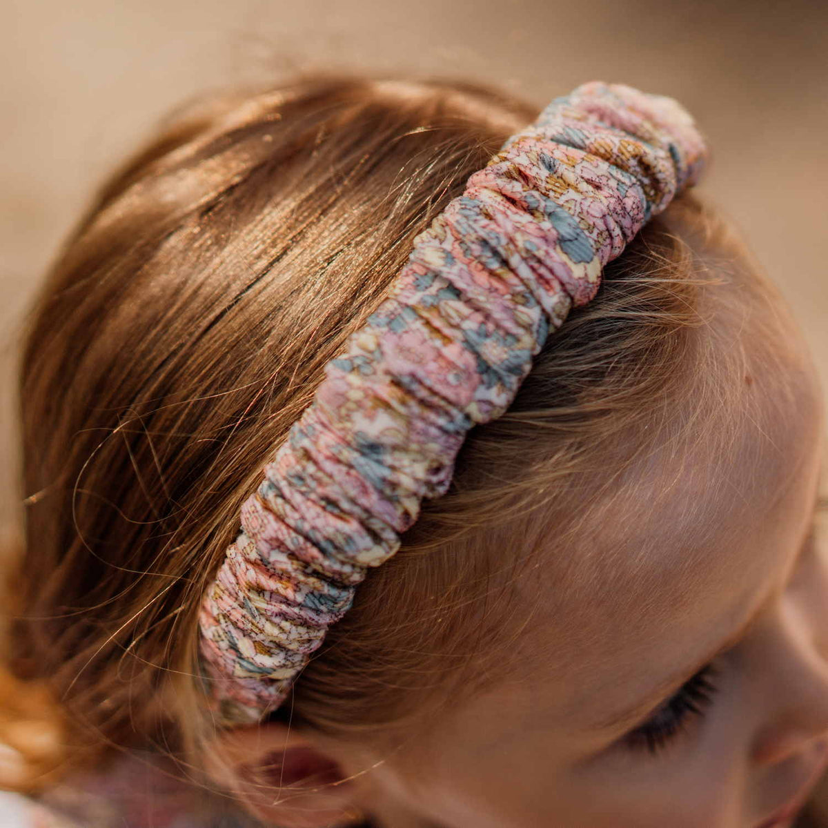 Girl Nell Annie & May Liberty Cord Scrunchie Hairband