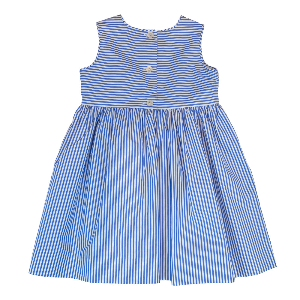 Girl Blue Stripe Dress