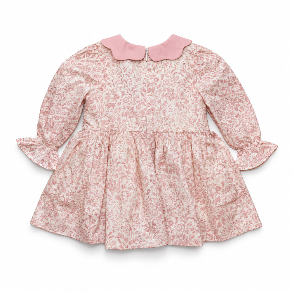 Girl Shepherdley Liberty Hand Smocked Dress