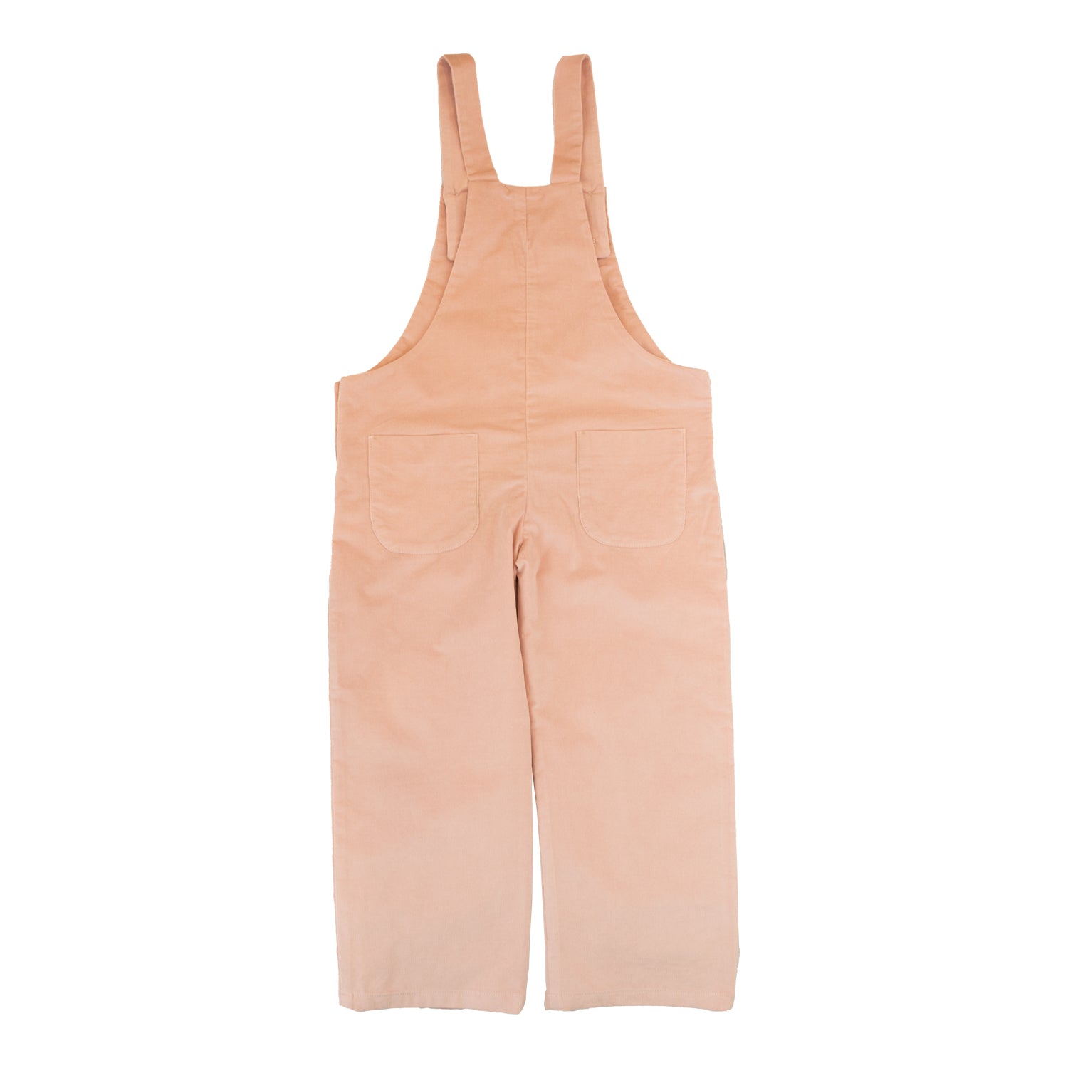Girl Blush Pink Cord Dungarees