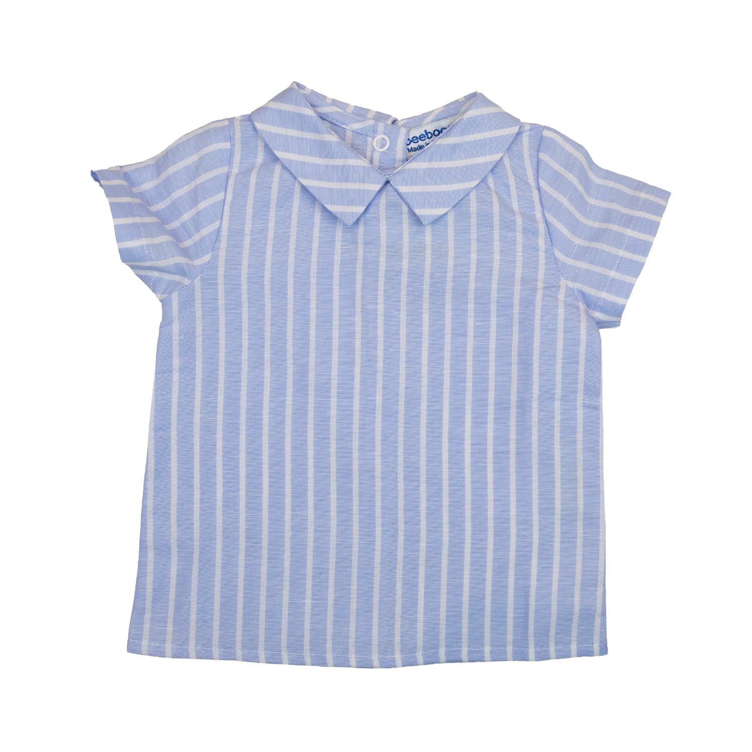 Baby Blue Stripe Linen Shirt