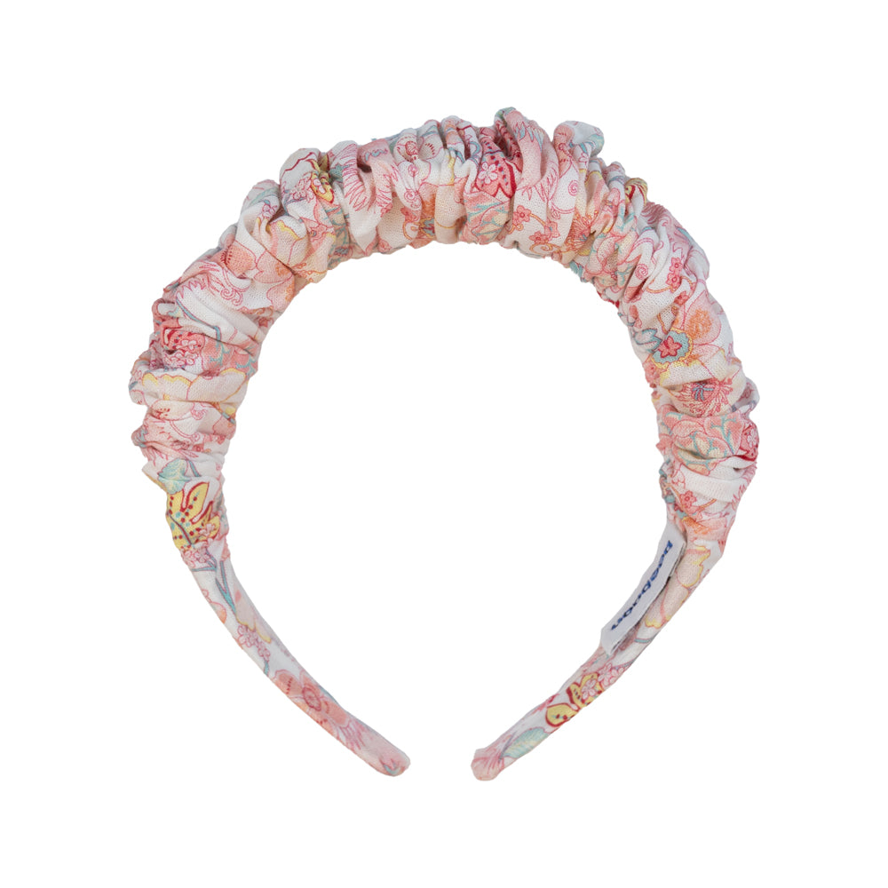 Girl Salmon Flowers Headband