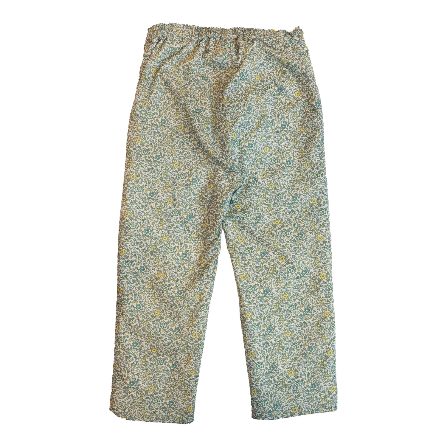 Baby Katie & Millie Green Liberty Trousers