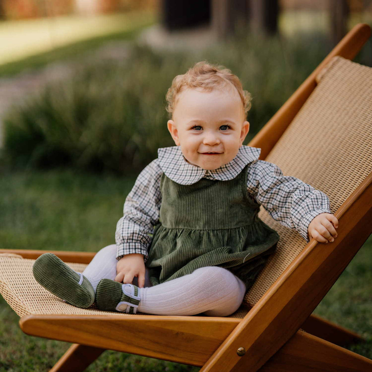 Baby Green Check Shirt