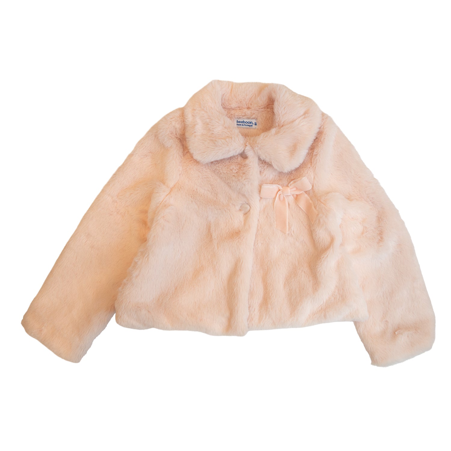 Girl Pink Faux Fur Jacket