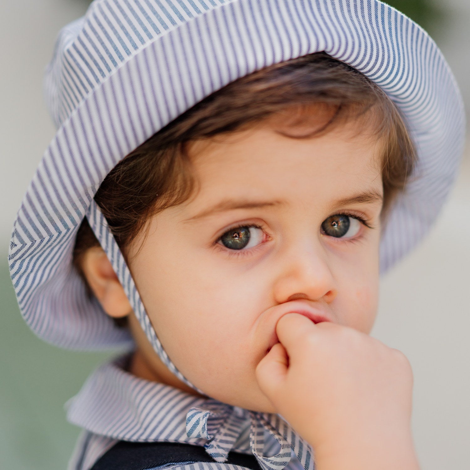 Boy Mayfair Stripe Sun Hat