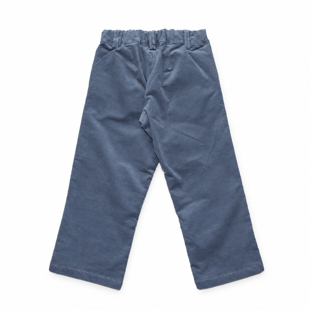 Boy Oceanic Blue Cord Trousers