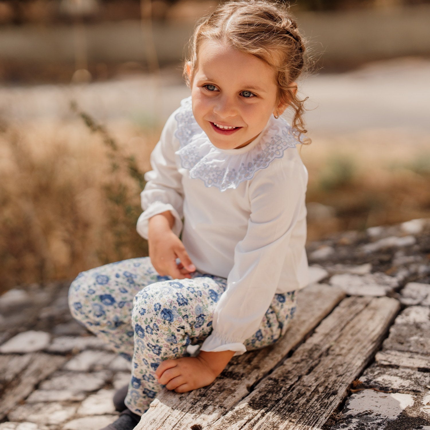 Baby Felicite Blue Liberty Trousers