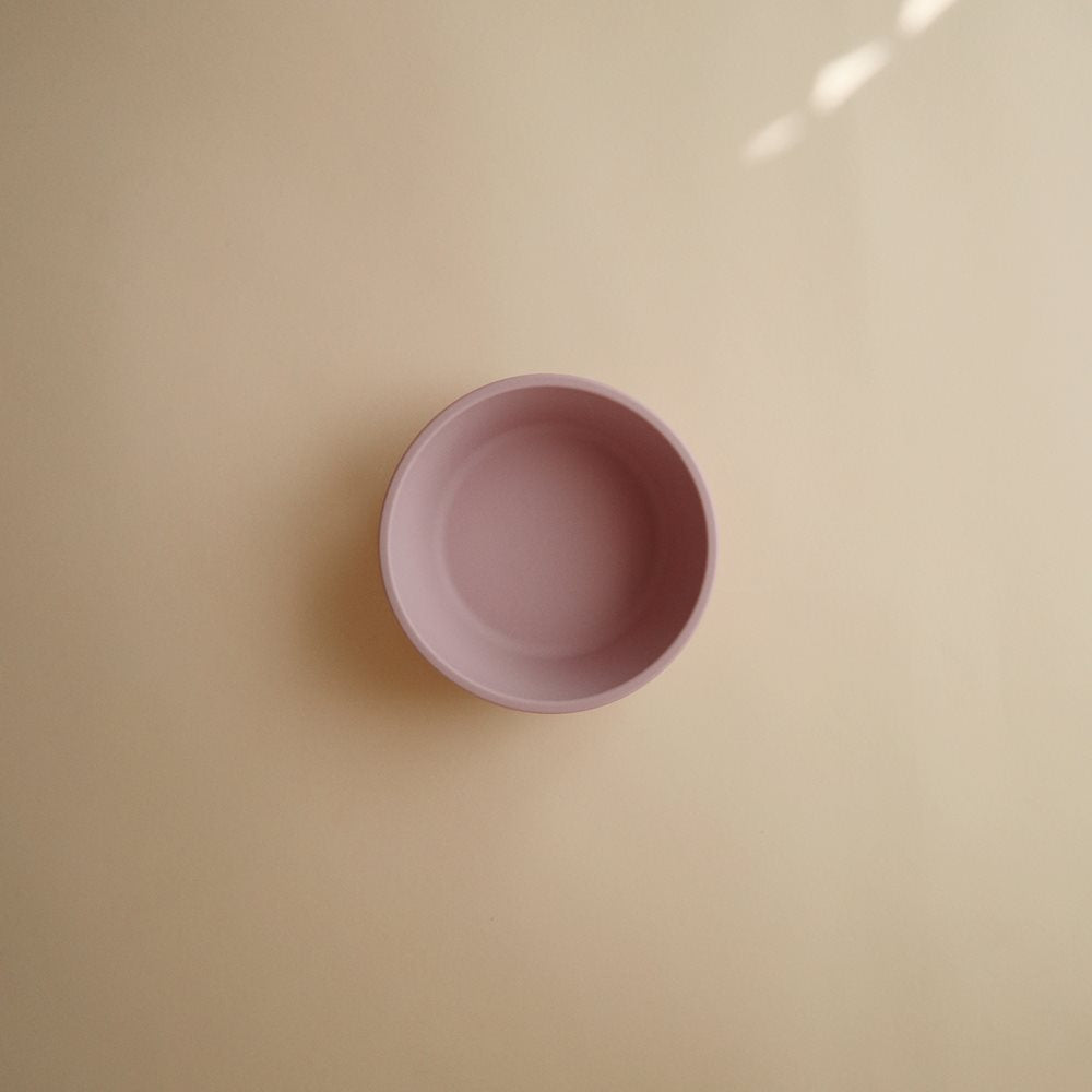 Mushie Silicone Suction Bowl Soft Lilac