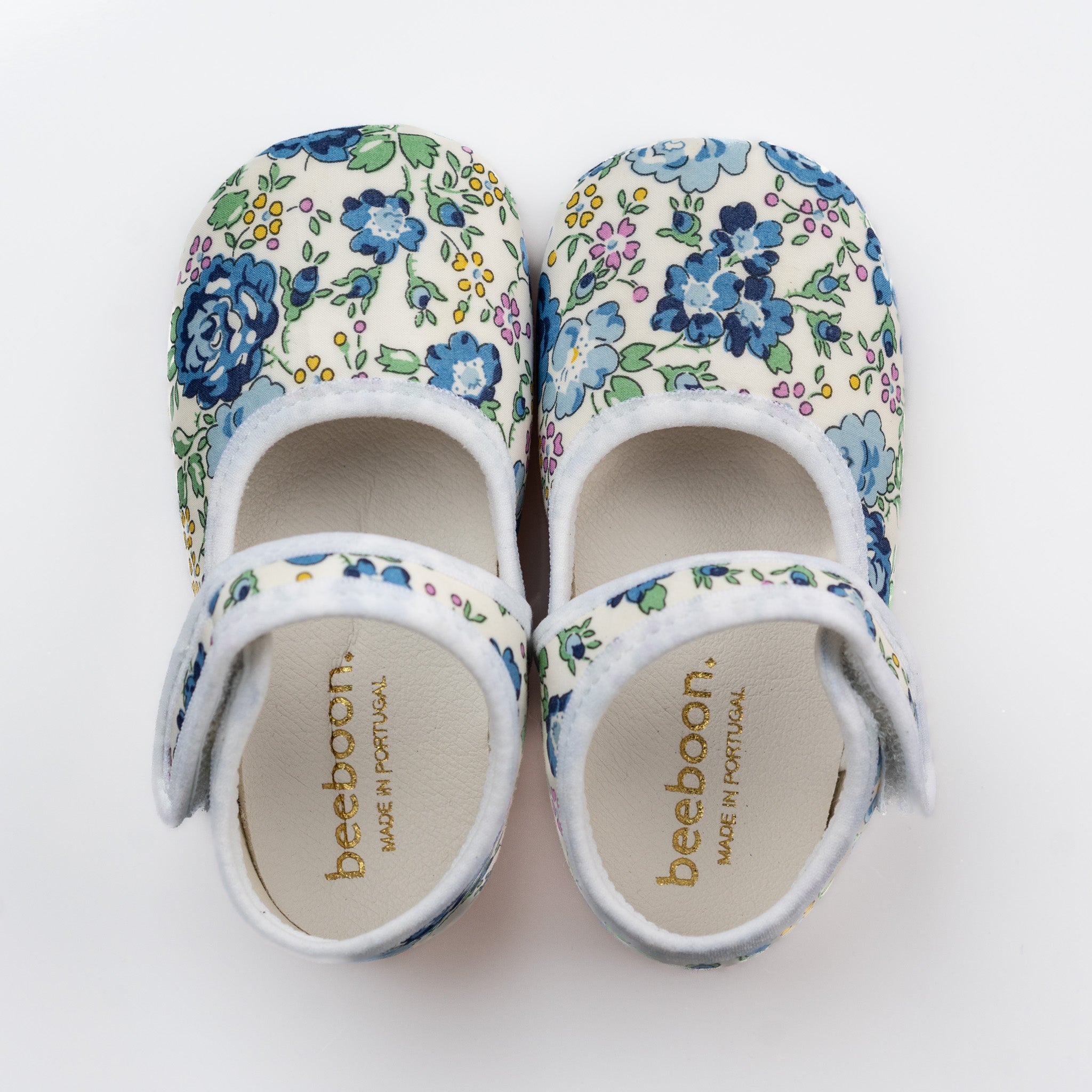 Baby Felicite Blue Liberty Mary Jane Pram Shoes