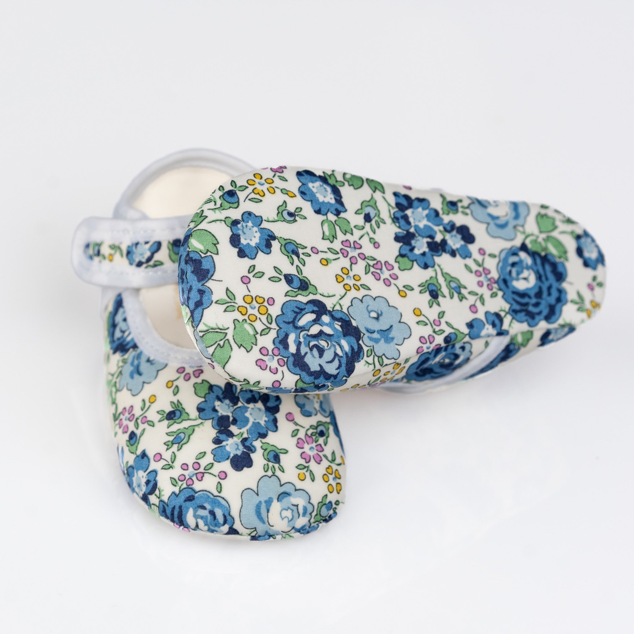 Baby Felicite Blue Liberty Mary Jane Pram Shoes
