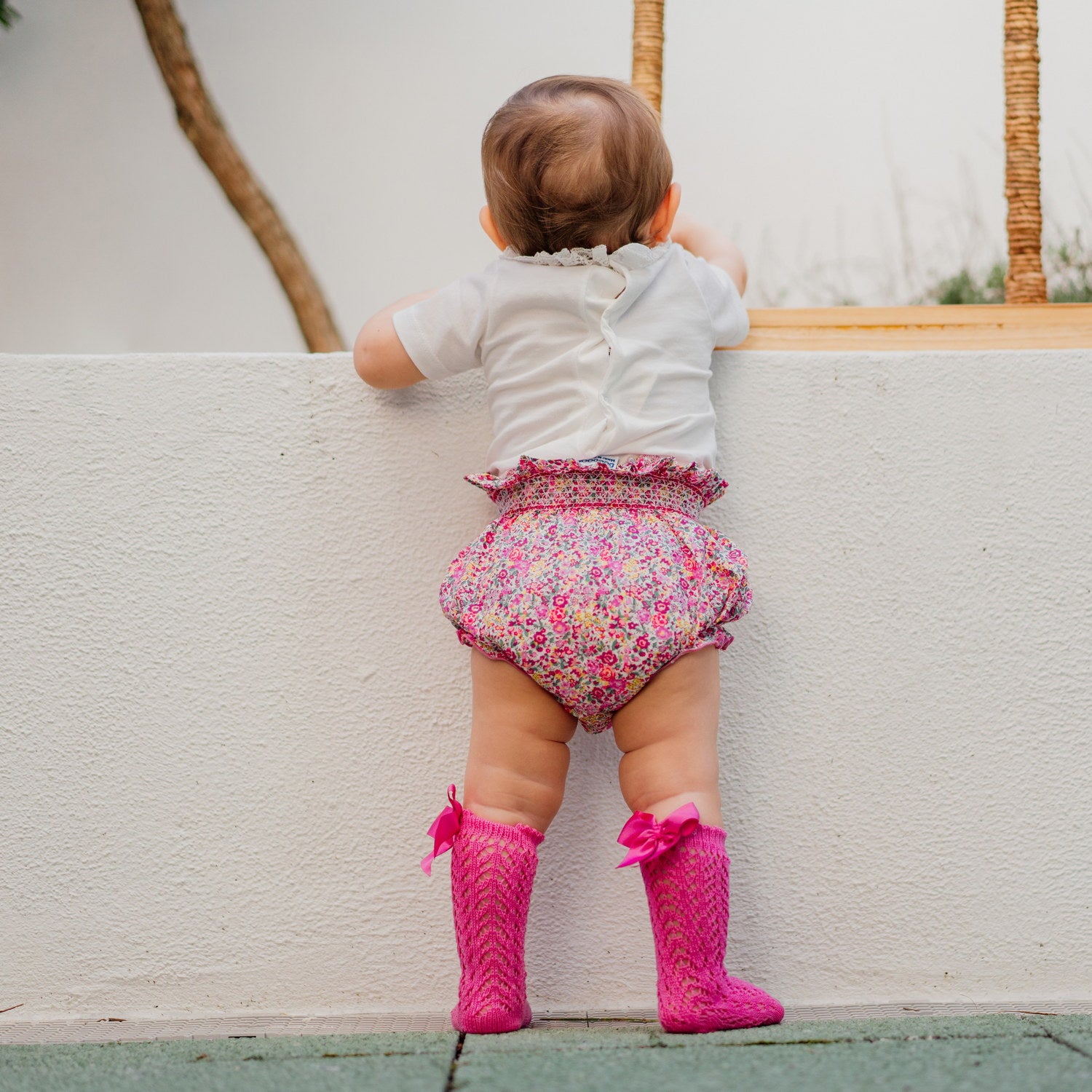Baby Emma & Georgina Liberty Hand Smocked Bloomers