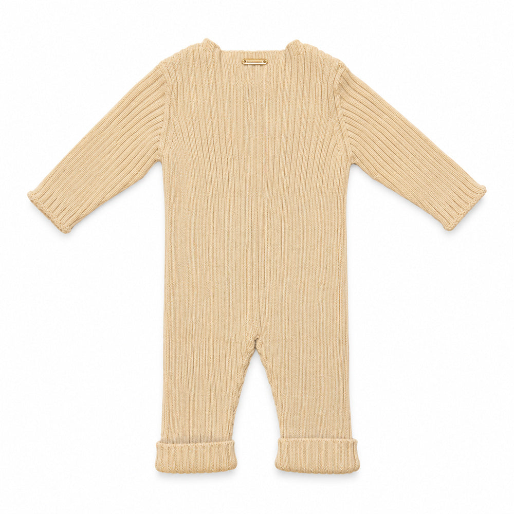 Condor Front Opening Ribbed Rompersuit Linen
