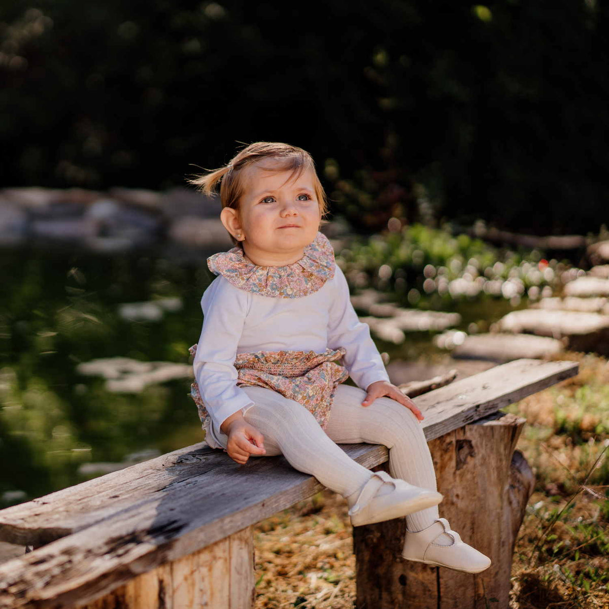 Baby Nell Annie & May Liberty Cord Smocked Bloomers