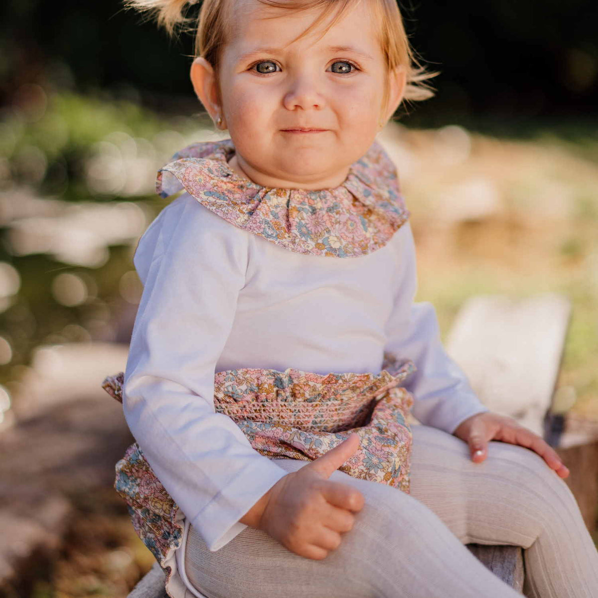 Baby Nell Annie & May Liberty Cord Jersey Bodysuit