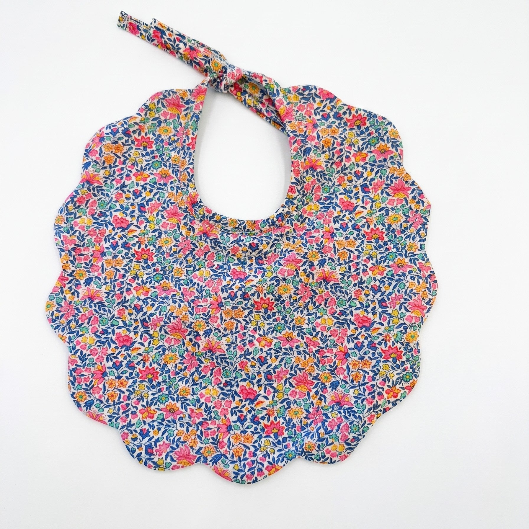 Baby Clarissa Liberty Scallop Bib