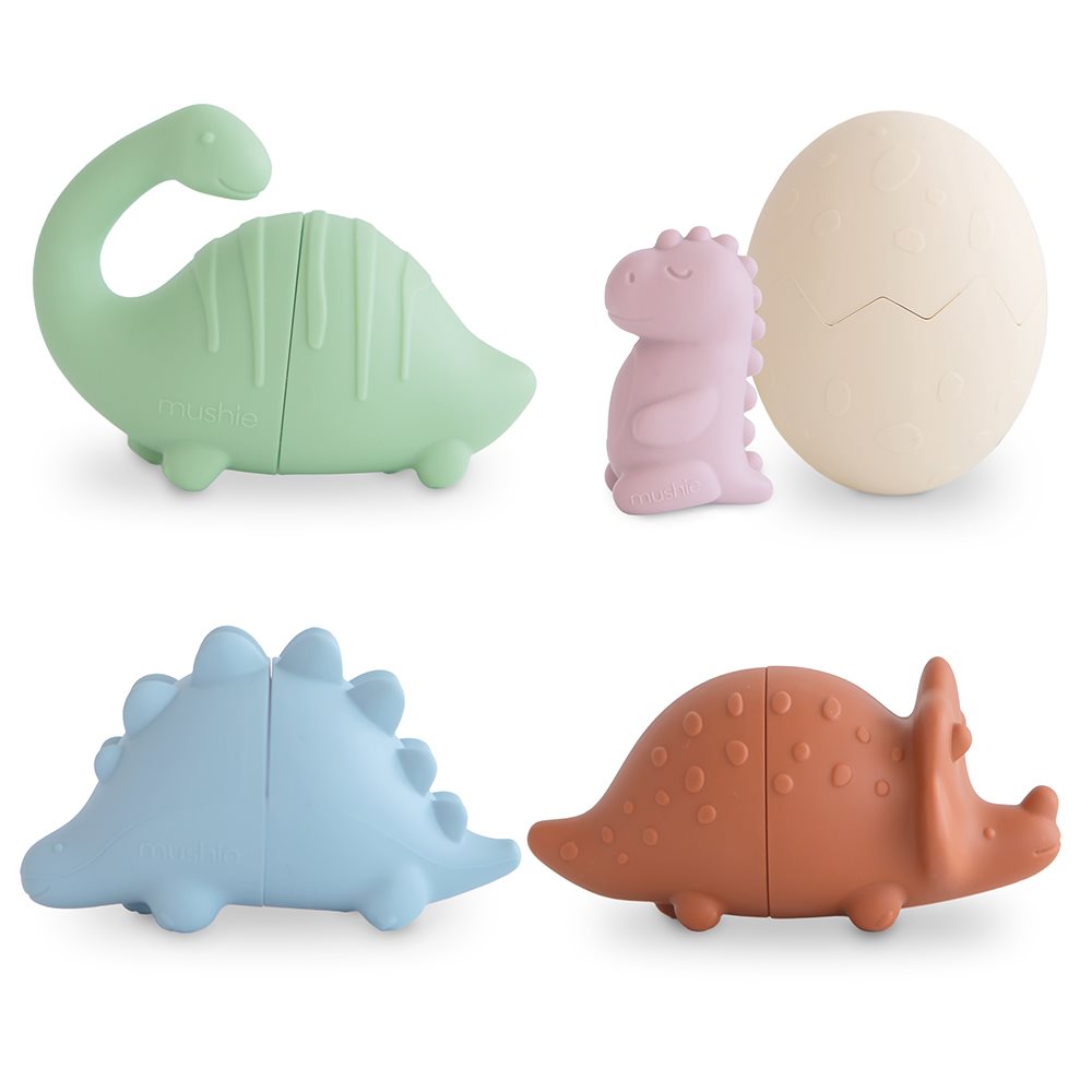 Mushie Bath Play Set Dinosaurs