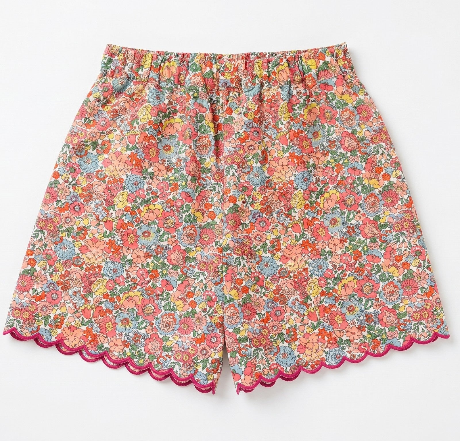 Girl Nell, Annie and May Liberty Scalloped Shorts