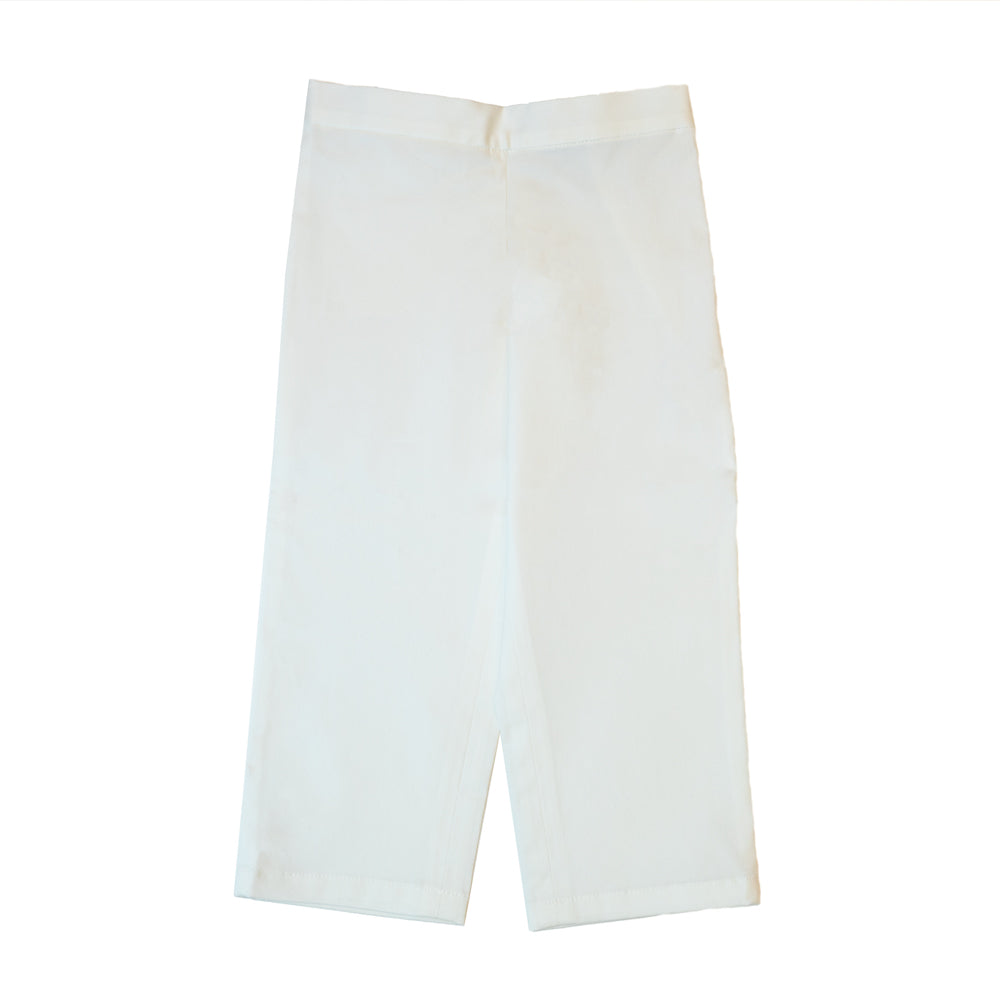 Girl Classic White Trousers