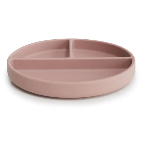 Mushie Silicone Suction Plate Blush