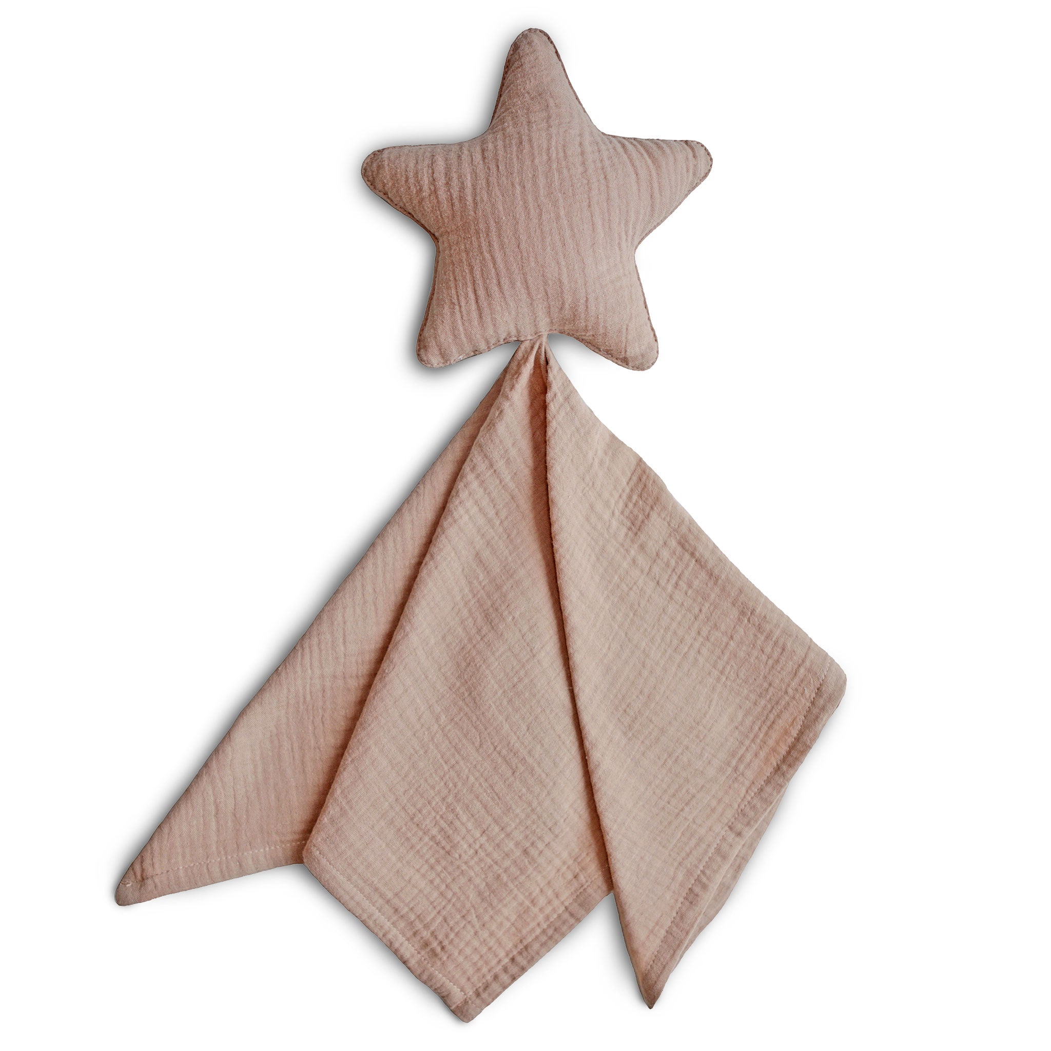 Mushie Lovey Blanket Star Natural