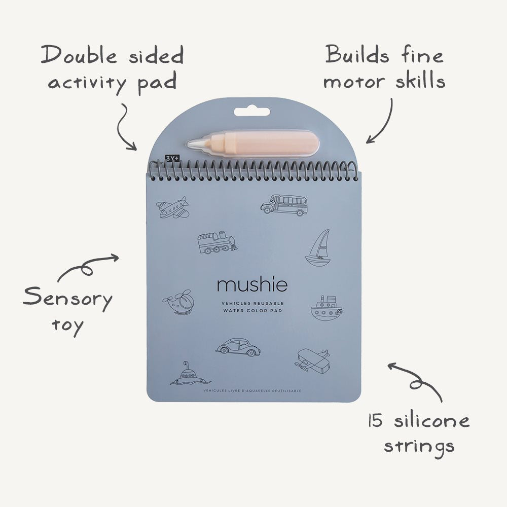 Mushie Reusable Water Color Pad Fairies