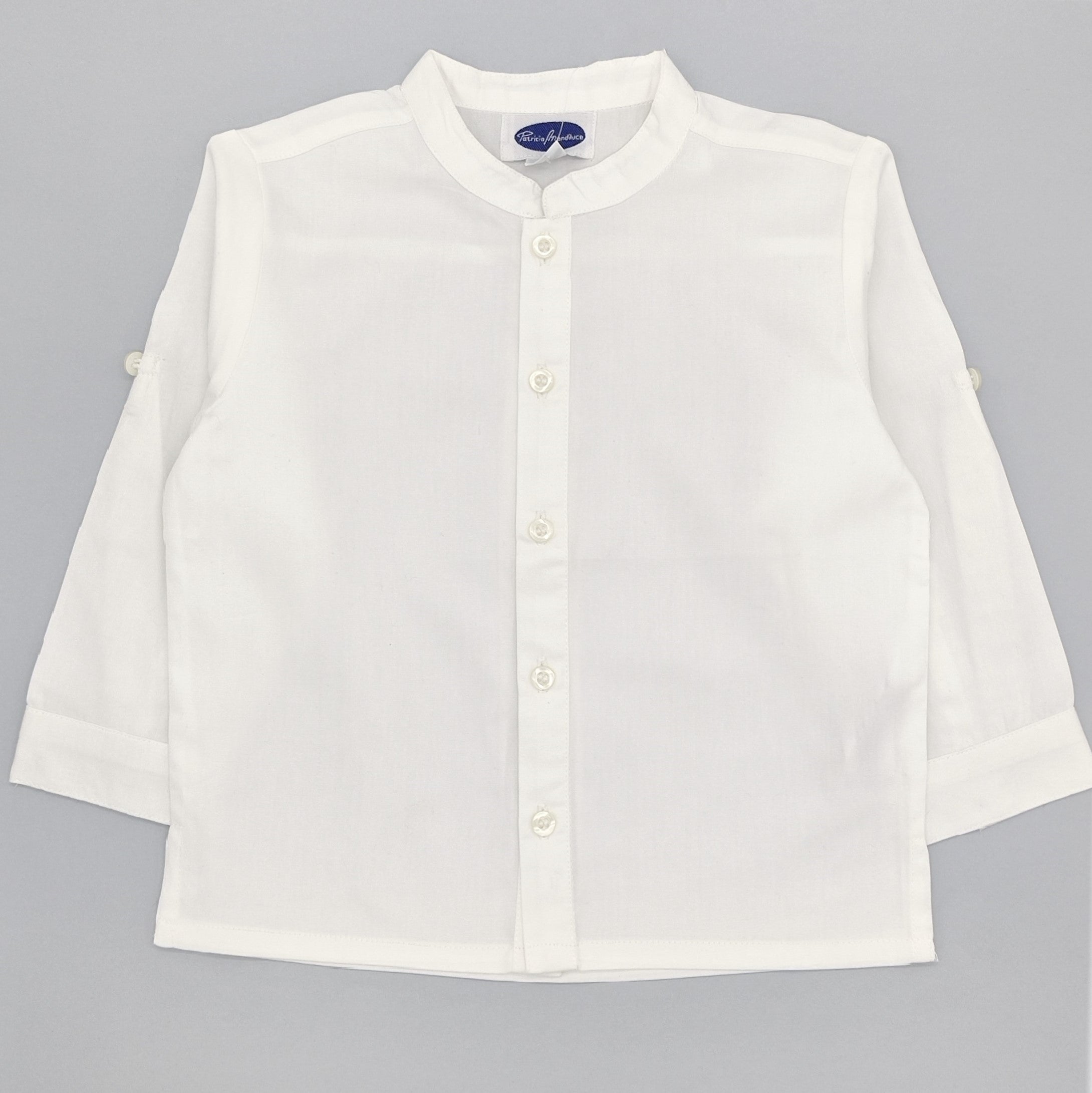 Boy White Mandarin Classic Shirt