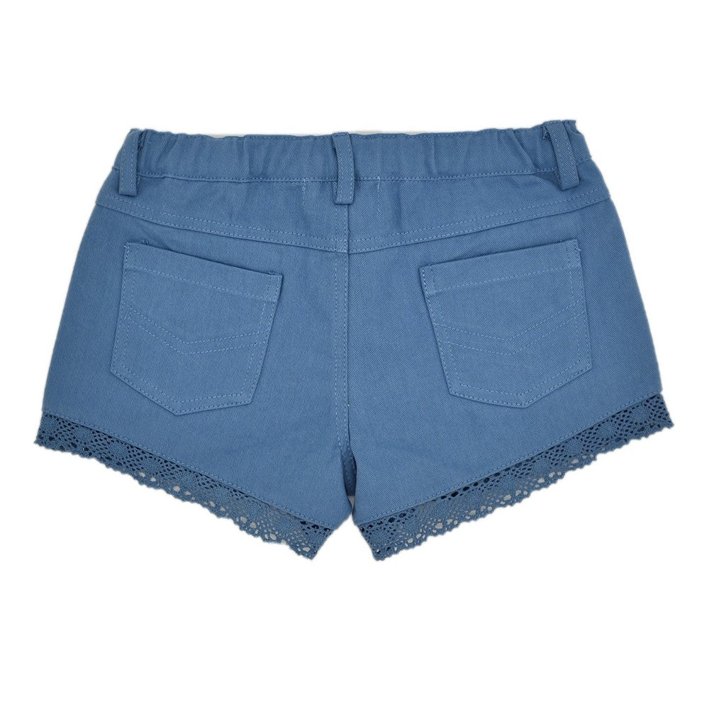 Girl Blue Lace Shorts