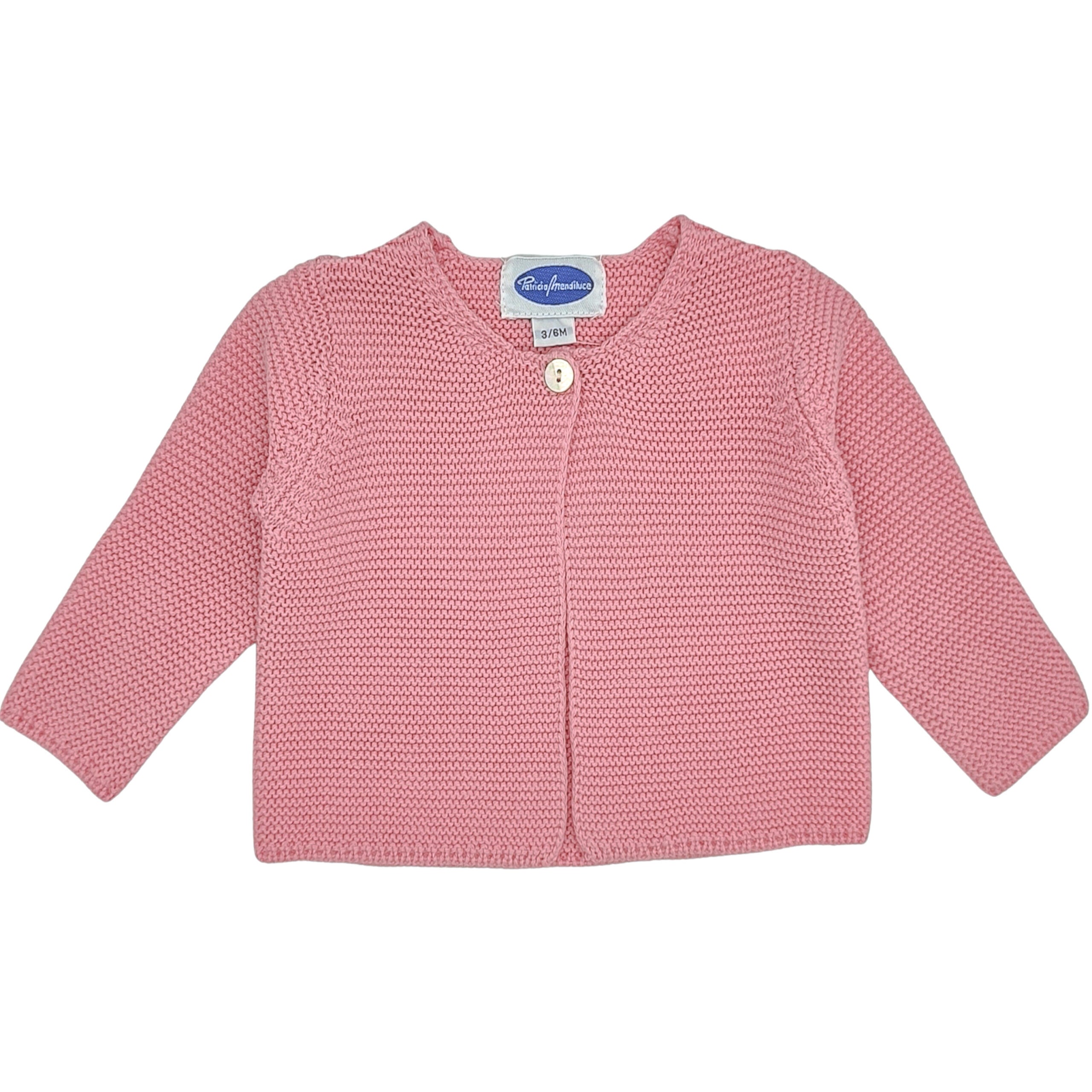 Baby Classic Pink Cardigan