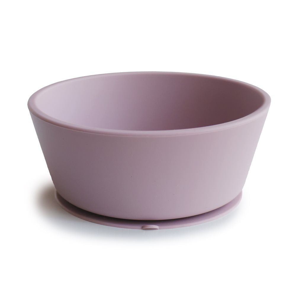 Mushie Silicone Suction Bowl Soft Lilac