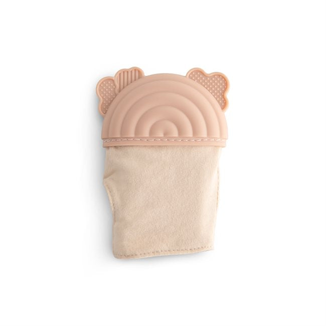 Mushie Teething Mitten Rainbow