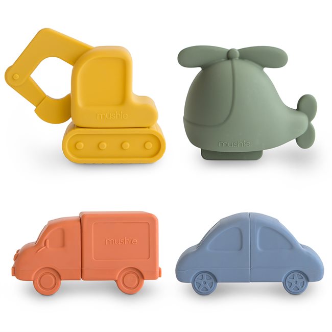 Mushie Bath Play Set Vehicles