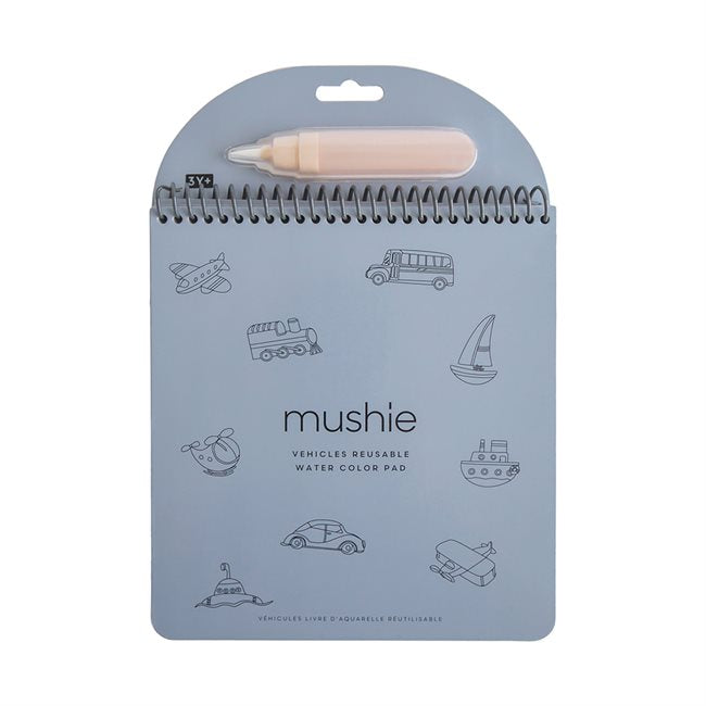 Mushie Reusable Water Color Pad Vehicles