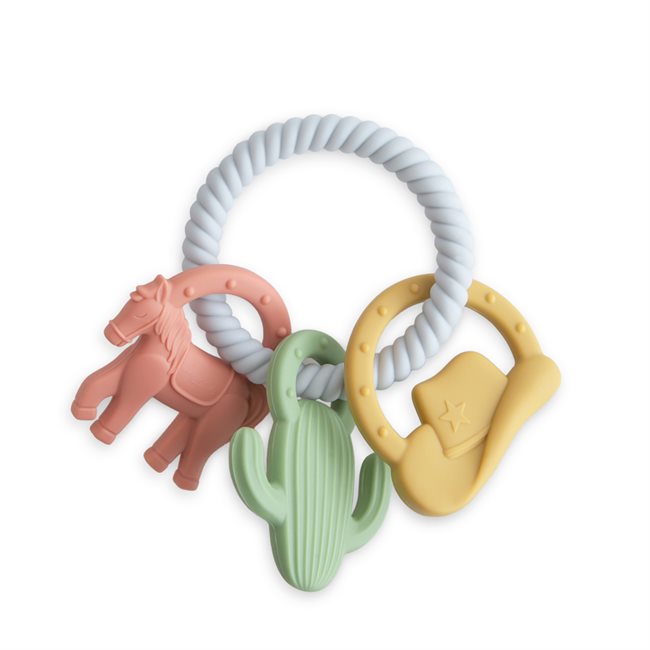 Mushie Teething Ring Western