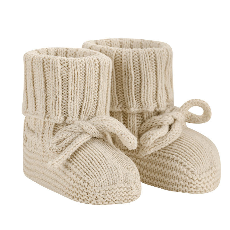 Condor Baby rib booties Linen