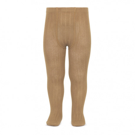 Condor Camel Ribbed Tights