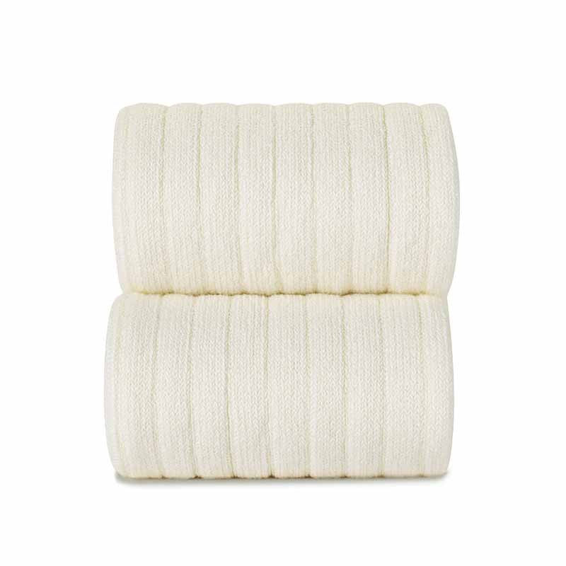 Condor Ivory Rib Short Socks