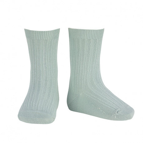 Condor Sea Mist Rib Short Socks