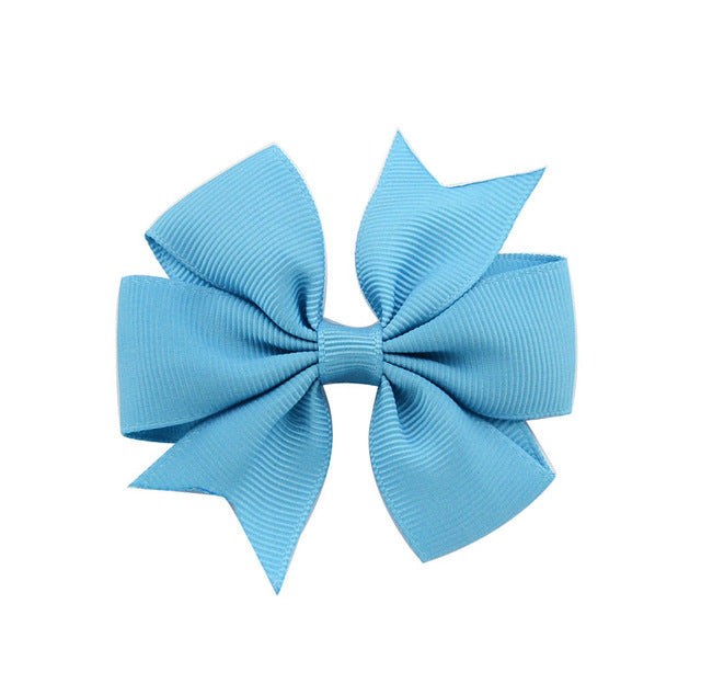 Capri Blue Bow Clip