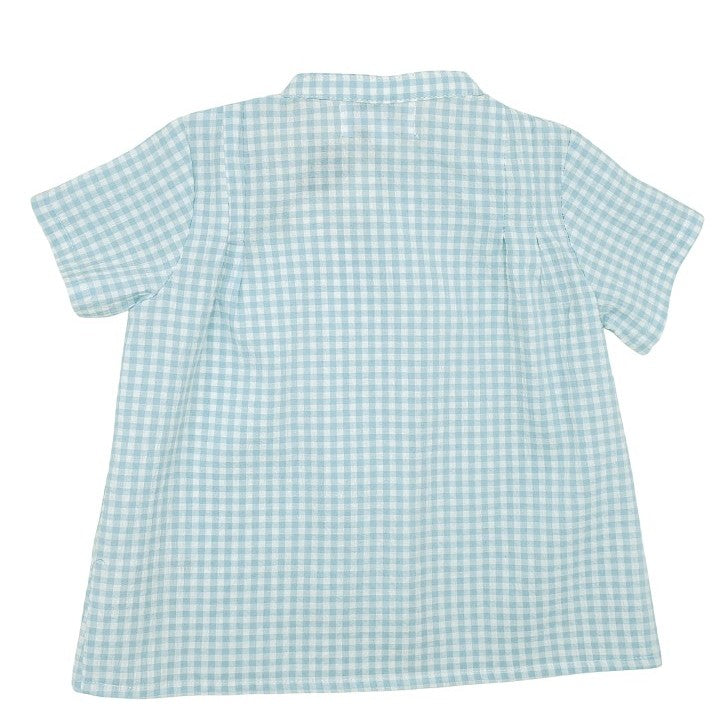 Baby Turquoise Gingham Shirt