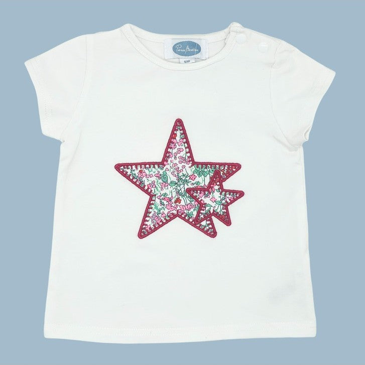 Liberty Flowers Embroidered T-shirt