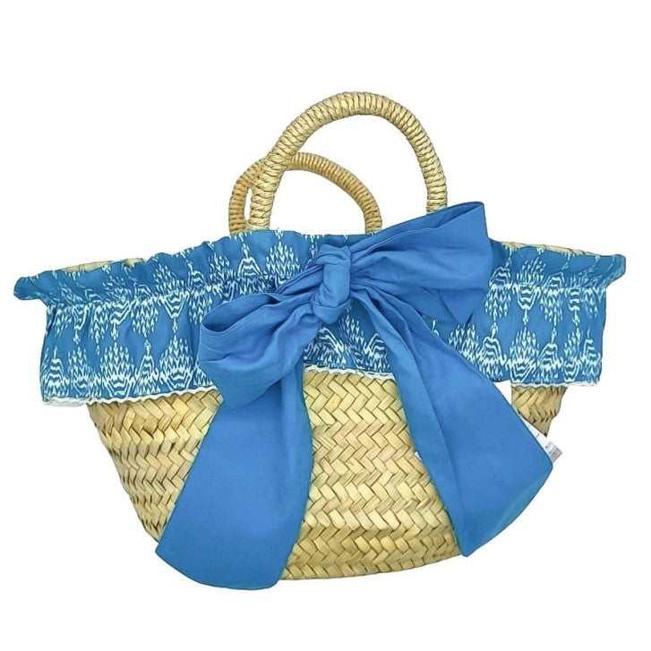 Blue & White Inca Basket