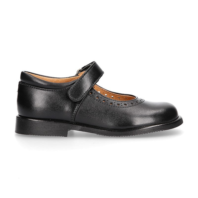 Girl Classic Black School Shoes