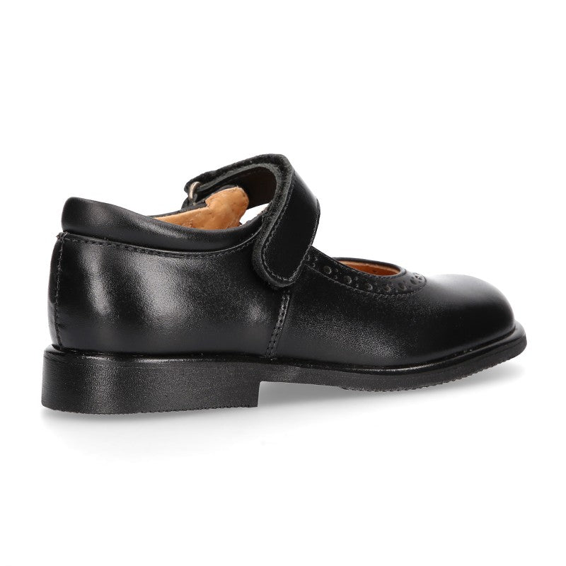 Girl Classic Black School Shoes