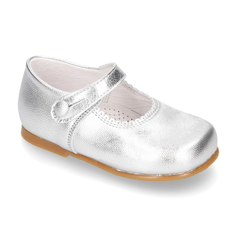 Baby Silver Mary Jane Shoes