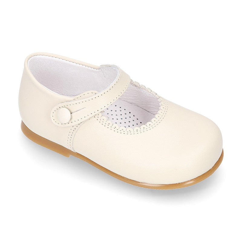 Baby Ivory Mary Jane Shoes