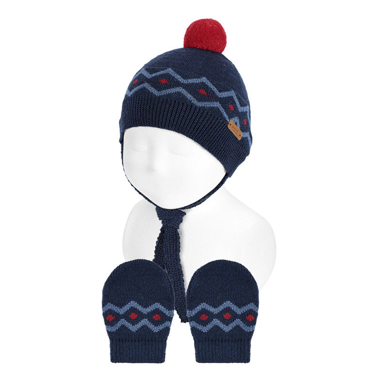 Condor Bicolour Border Set Navy